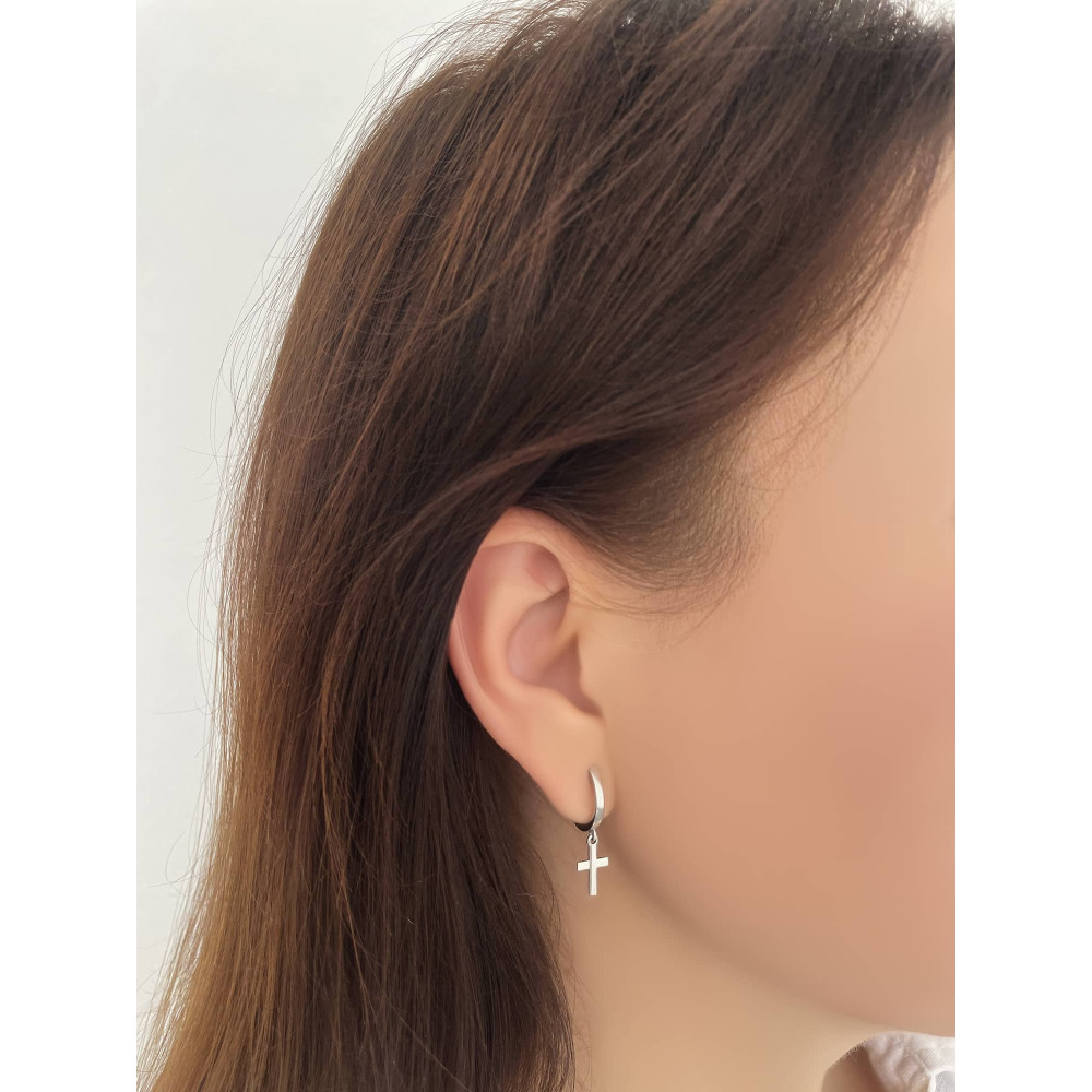 Срібні сережки (40004) - 2