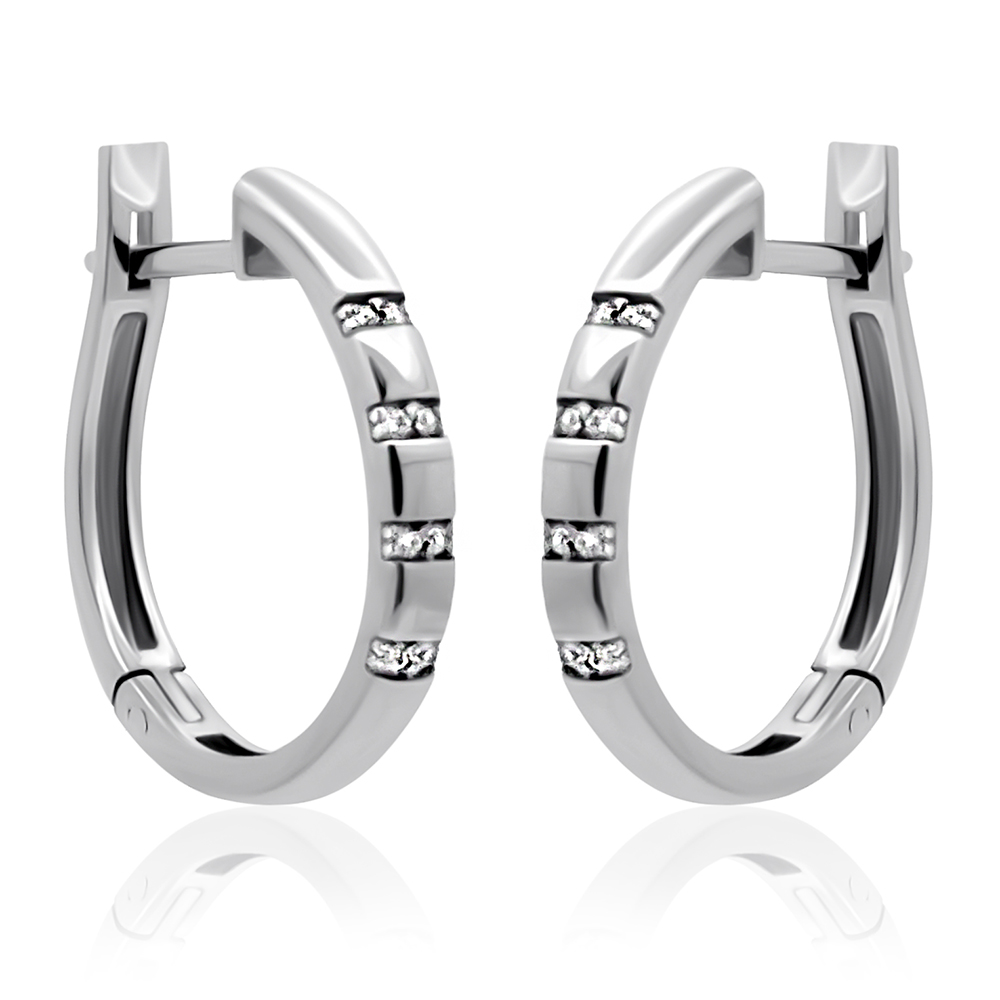 Срібні сережки (40006) - 1