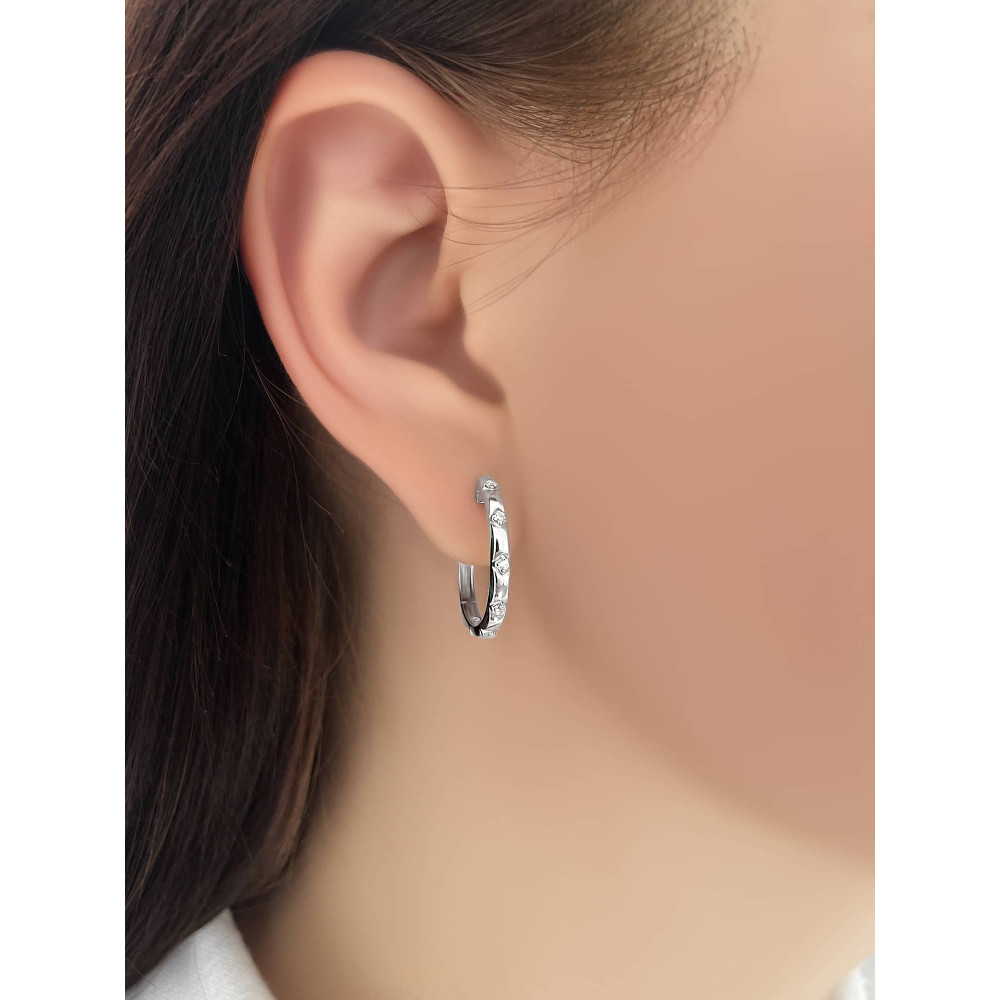 Срібні сережки (40006) - 2