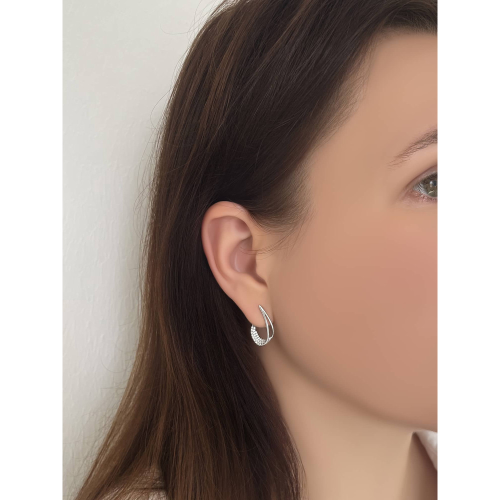 Срібні сережки (40015) - 3