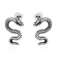 Срібні сережки-гвоздики Змія (40019) Рекомендації для вас