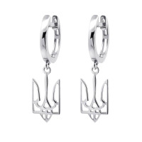 Срібні сережки Тризуб (40024) Рекомендації для вас