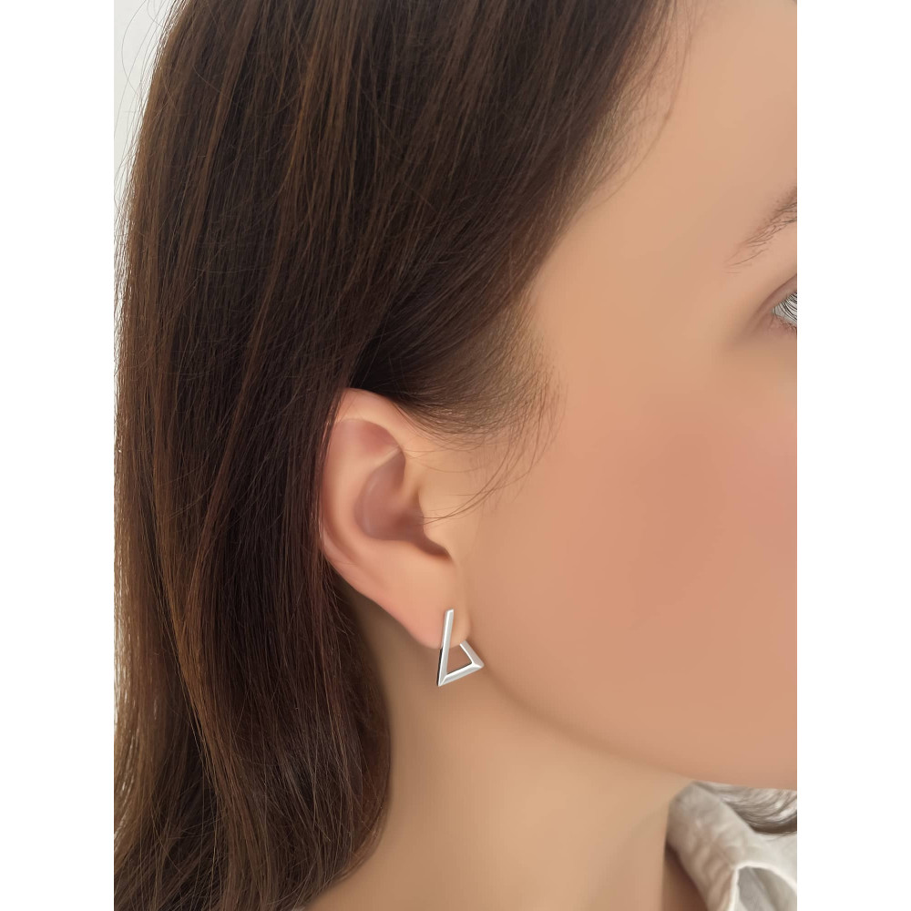 Срібні сережки (40028) - 3