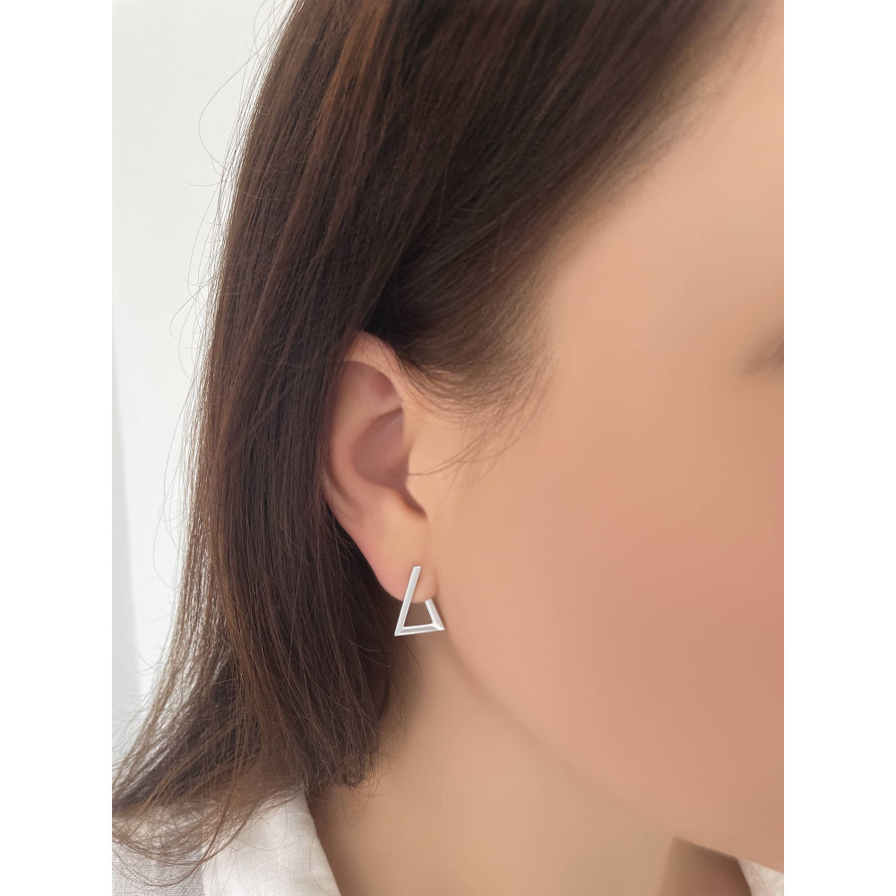 Срібні сережки (40028) - 2