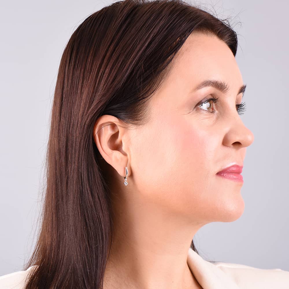 Срібні сережки (40032) - 3