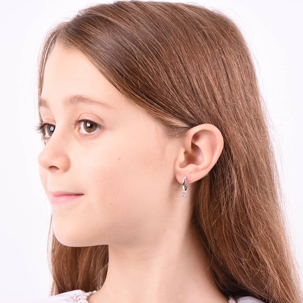 Срібні сережки (40032) - 4