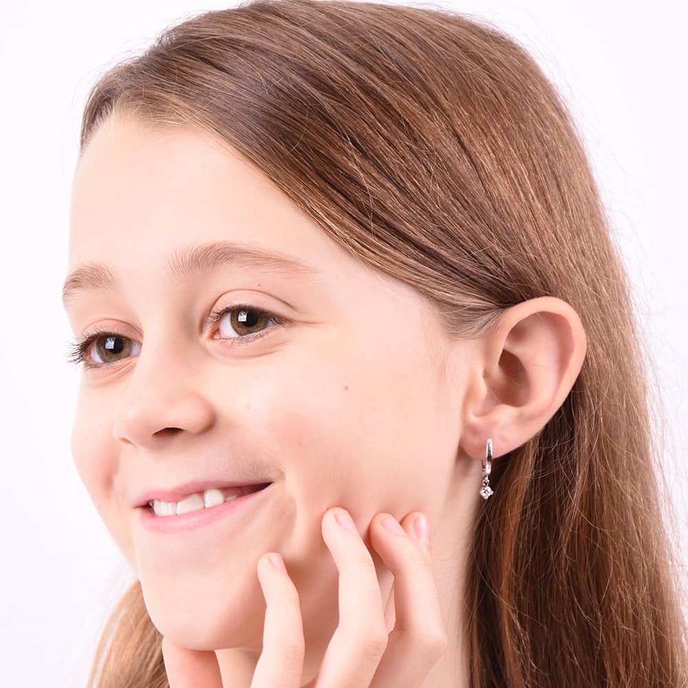 Срібні сережки (40032) - 6