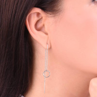 Срібні сережки-протяжки (40042) Рекомендації для вас - 2