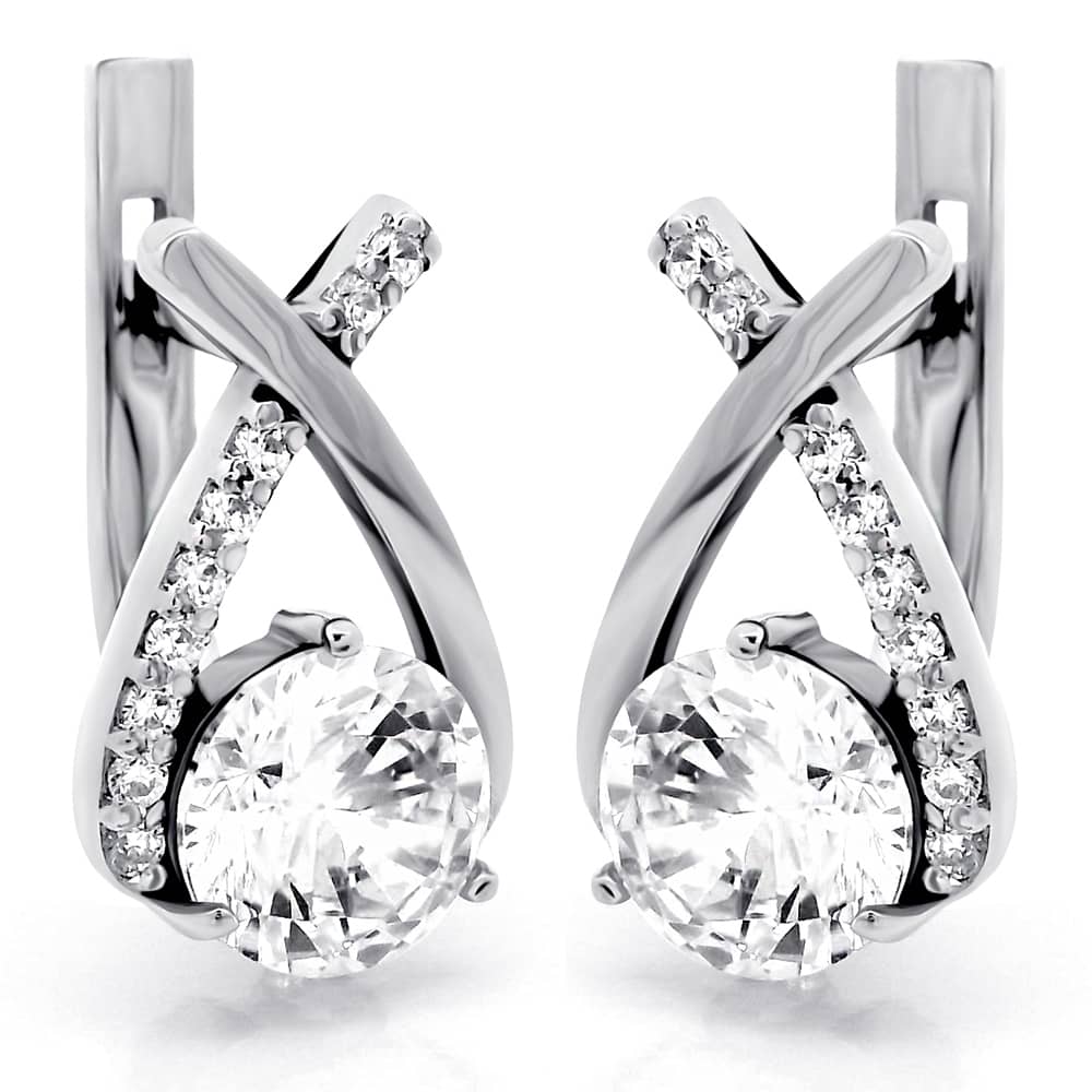 Срібні сережки (40044) - 6