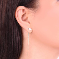 Срібні сережки-протяжки (40052) Рекомендації для вас - 2