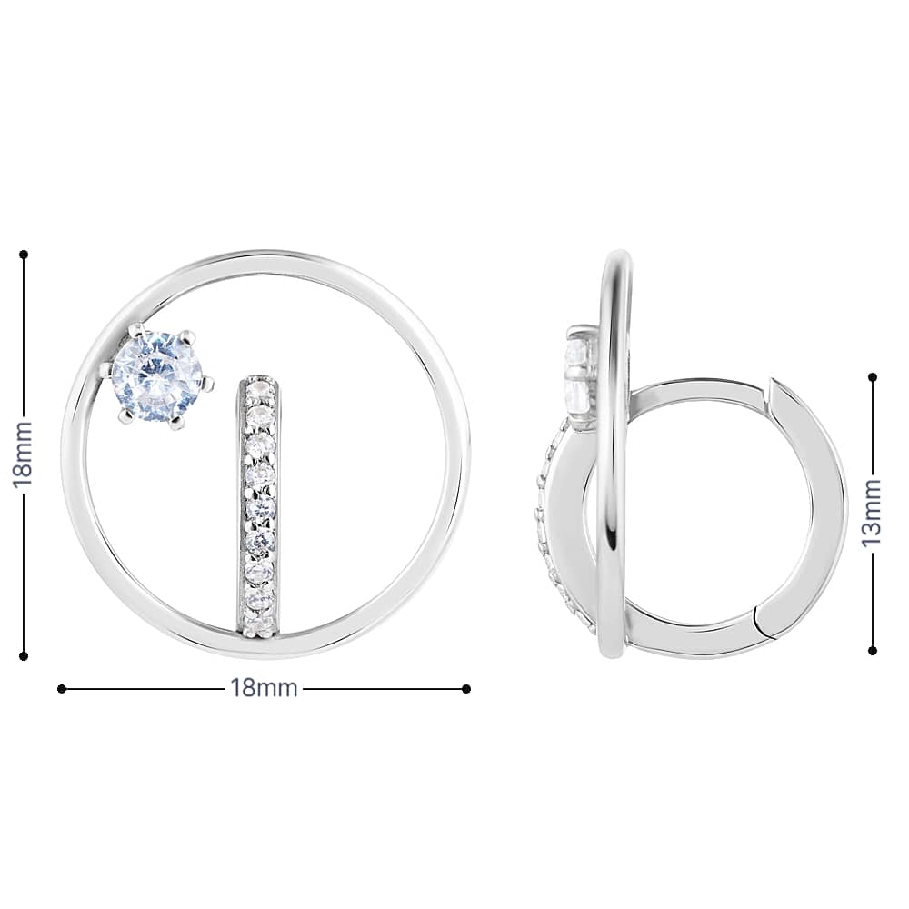 Срібні сережки (40054) - 6