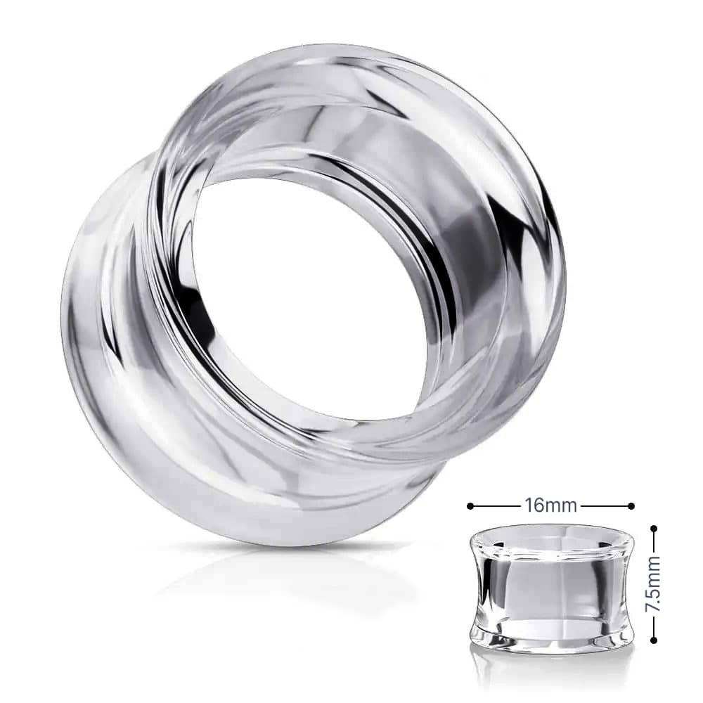 Срібний пірсинг вуха Тунелі (40055шт) - 3