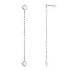 Срібні сережки-гвоздики (40059)