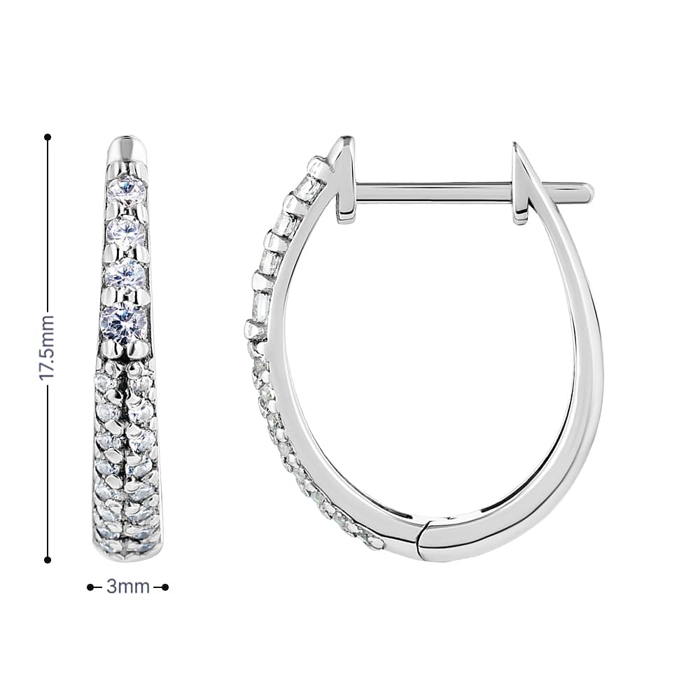 Срібні сережки (40062) - 5