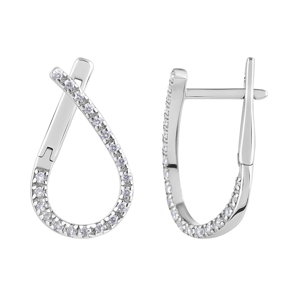 Срібні сережки (40063) - 1