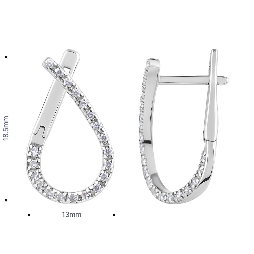 Срібні сережки (40063) - 5