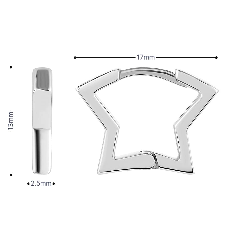 Срібні сережки (40064) - 8