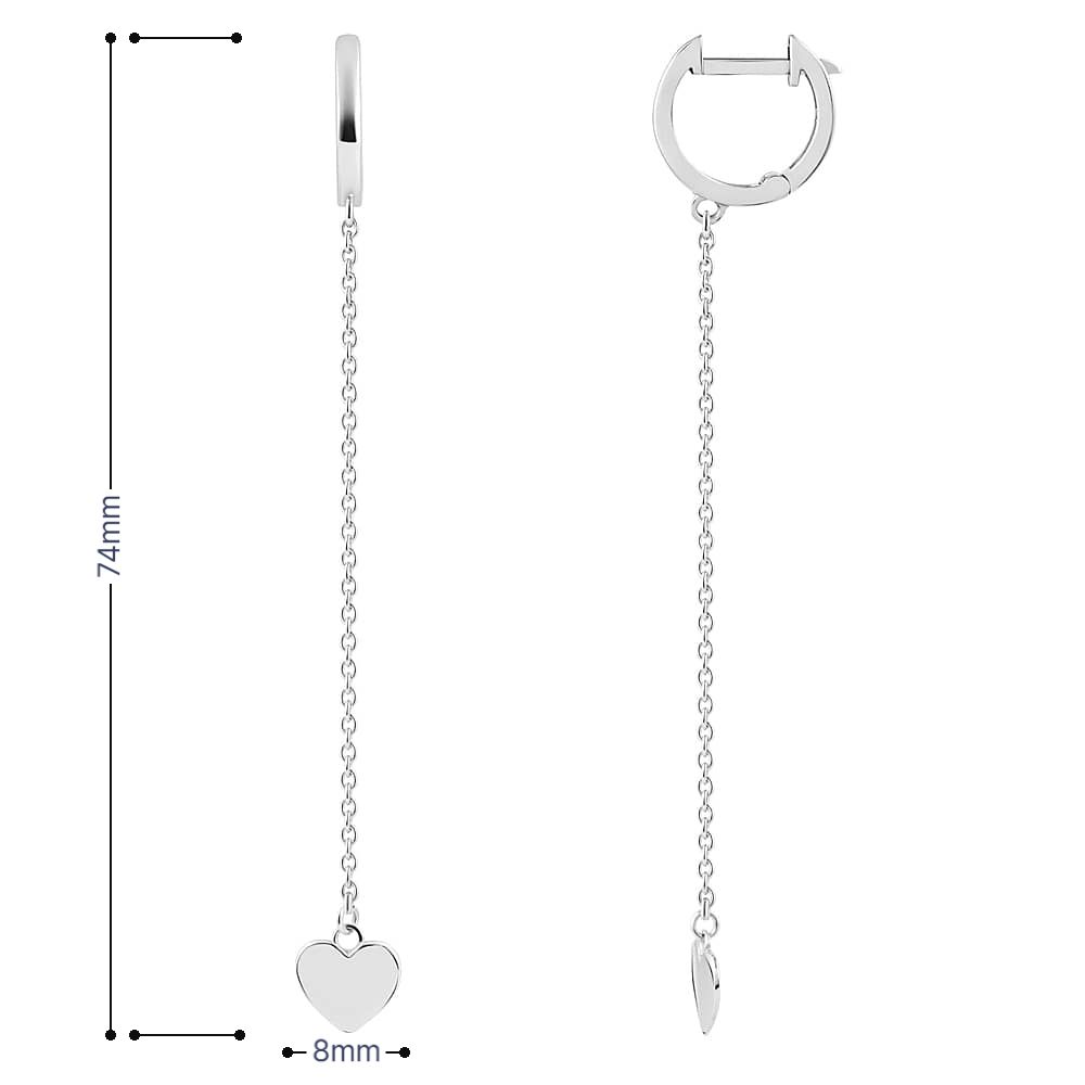 Срібні сережки (40068) - 4