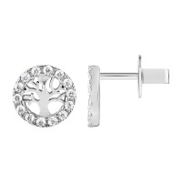 Срібні сережки-гвоздики Дерево (40072) Рекомендації для вас