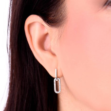 Срібні сережки (40079) - 2