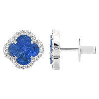 Срібні сережки Конюшина з лазуритом (40082.3) Рекомендації для вас