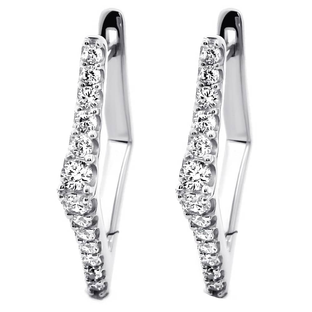 Срібні сережки (40089) - 1