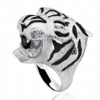 Срібна каблучка Тигр (4118) Нещодавно переглянуті