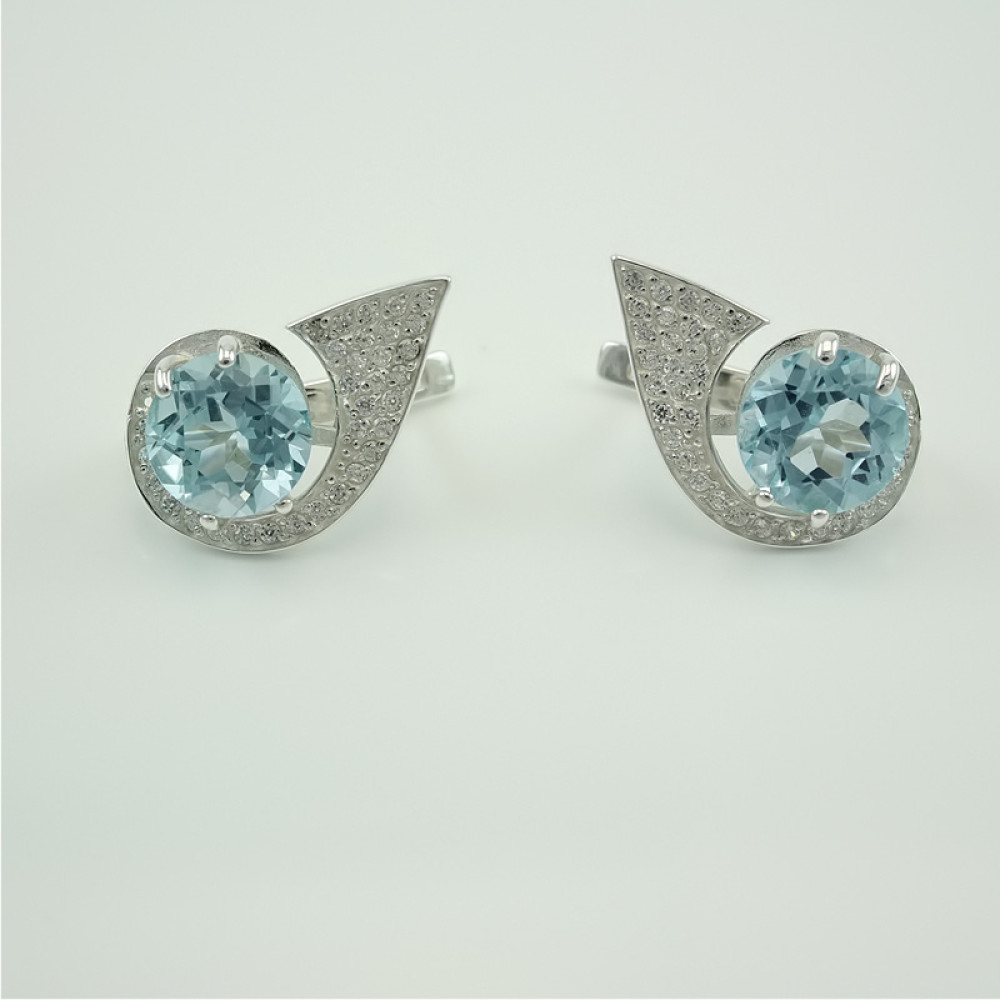 Срібні сережки (4658тп) - 1