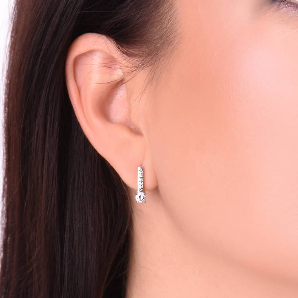 Срібні сережки (4674) - 4