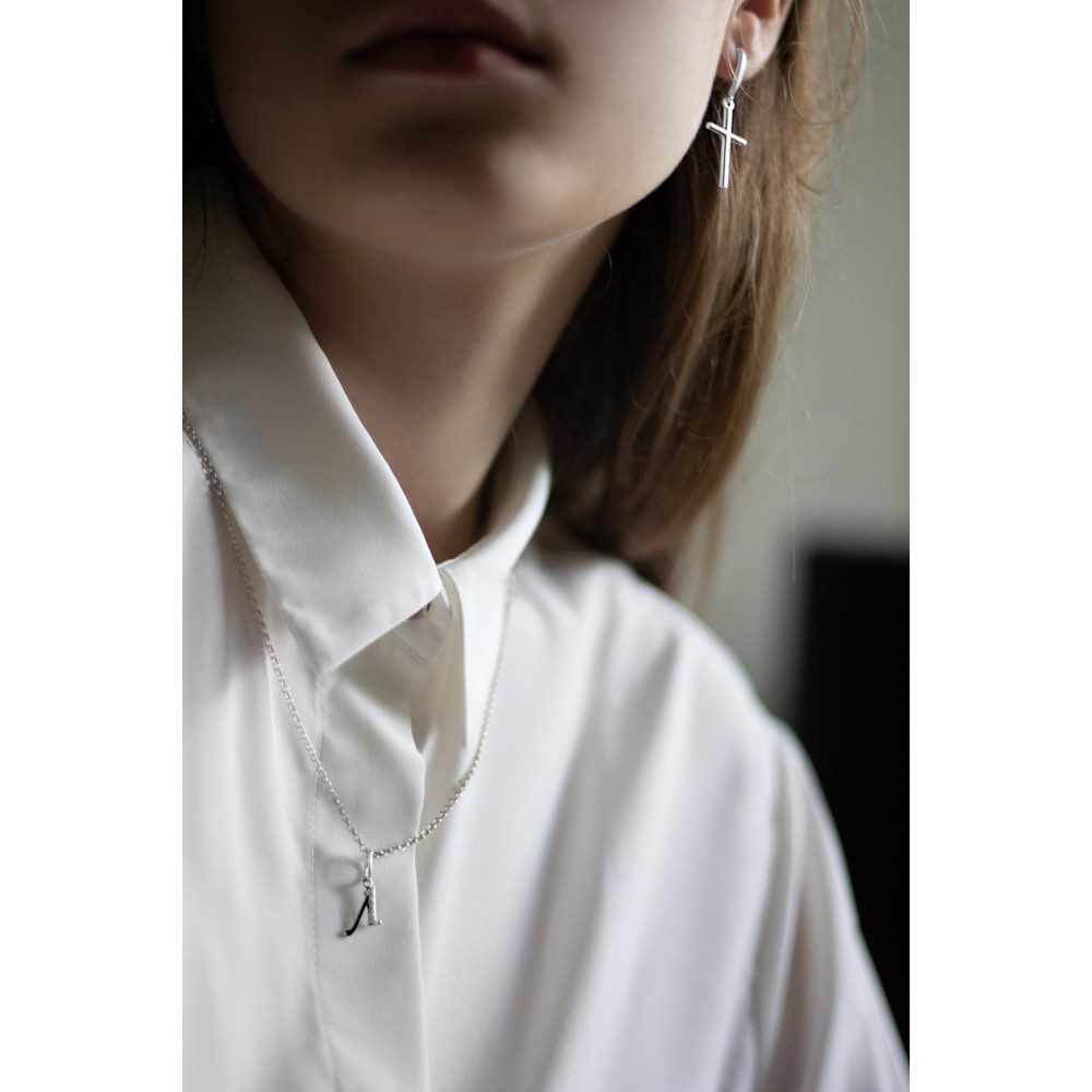 Срібні сережки (4746) - 5