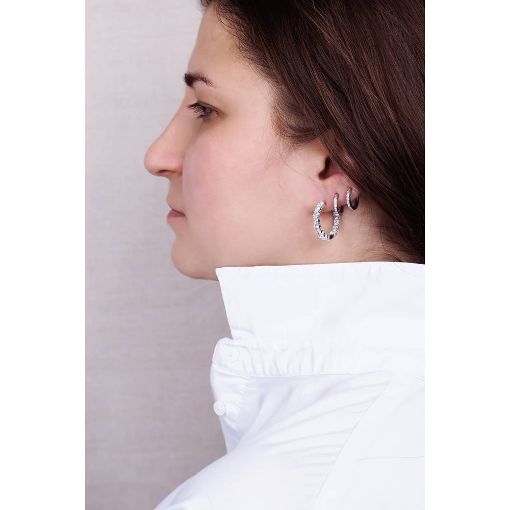 Срібні сережки (4762) - 4