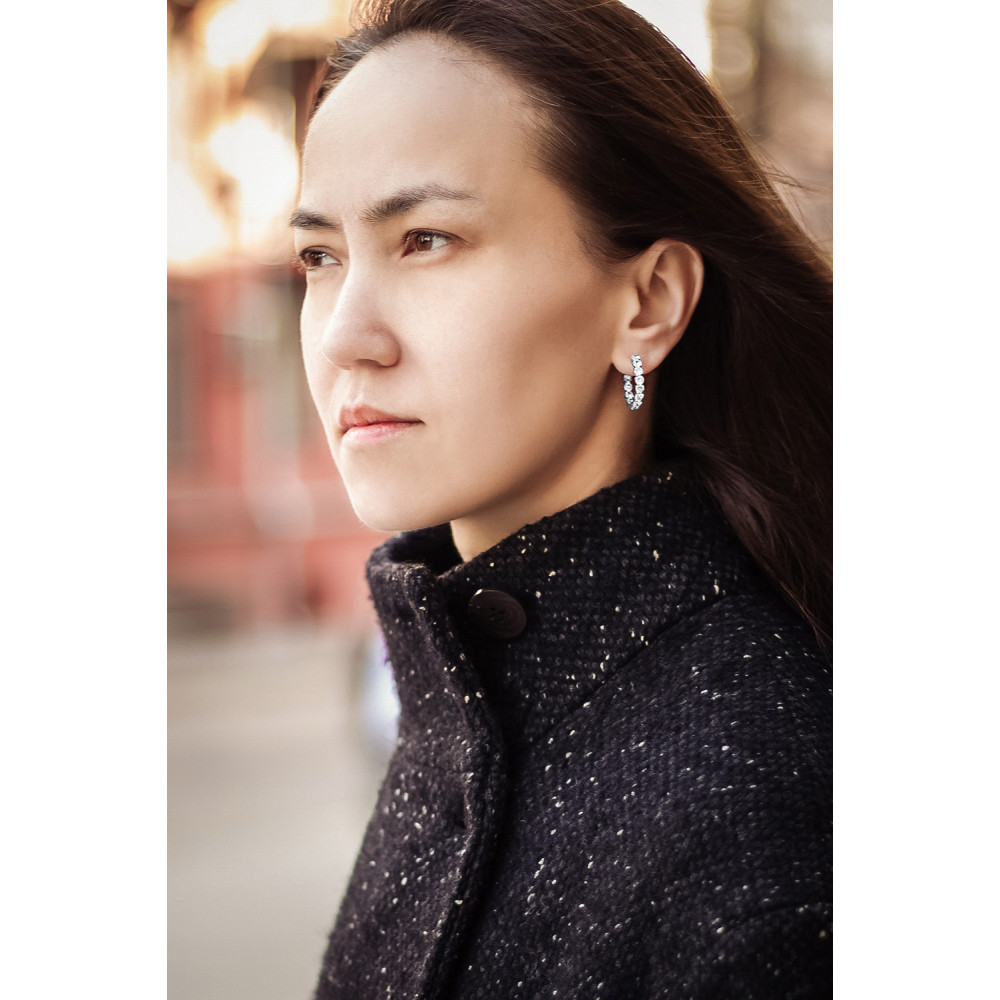 Срібні сережки (4762) - 9