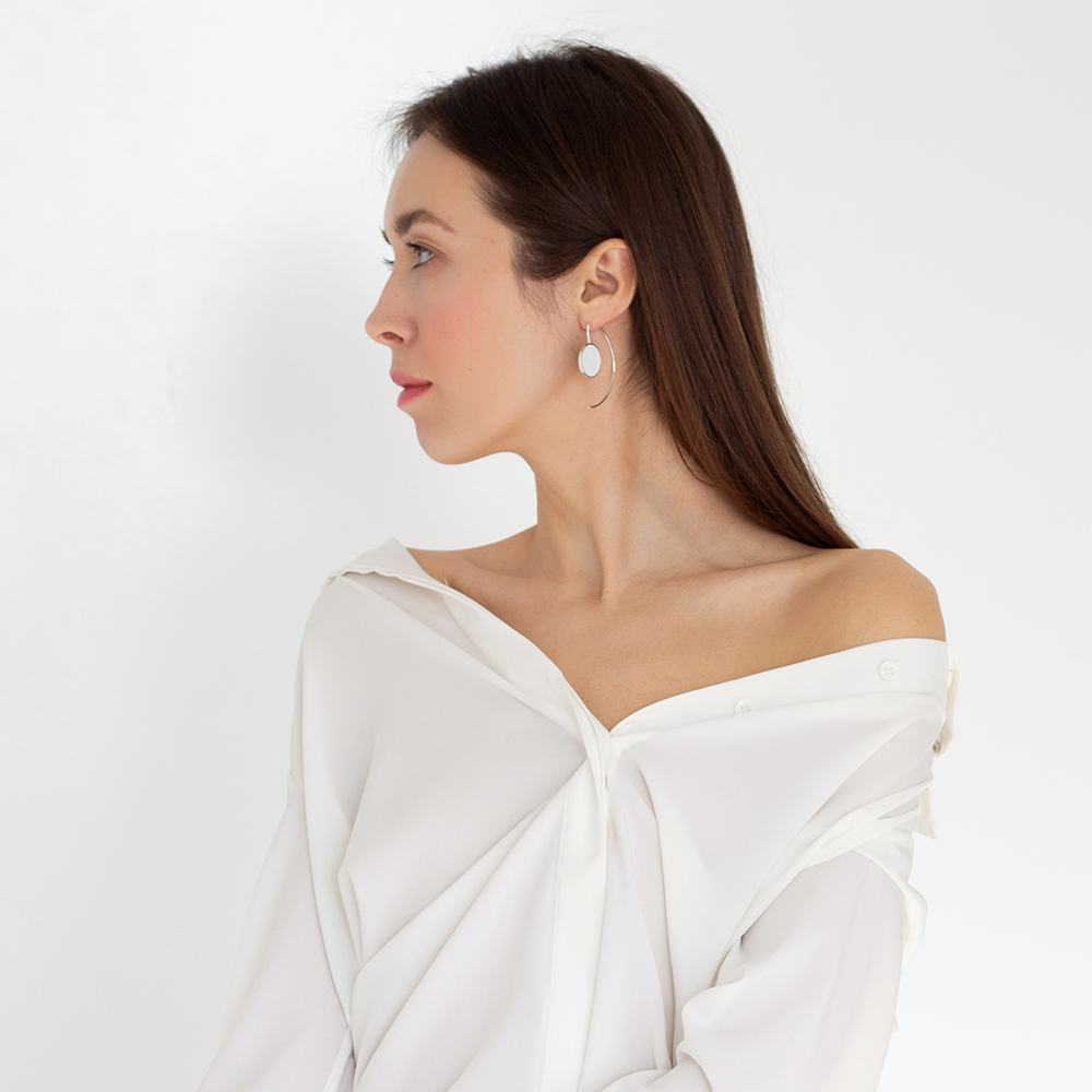 Срібні сережки (4766) - 2