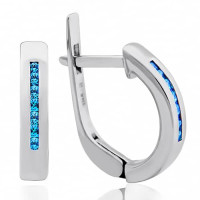 Срібні сережки Таємнича доріжка (4790)  Рекомендації для вас