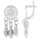 Срібні сережки Ловець снів (4798.1) - комплект