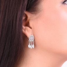 Срібні сережки Ловець снів (4798.1) - 2