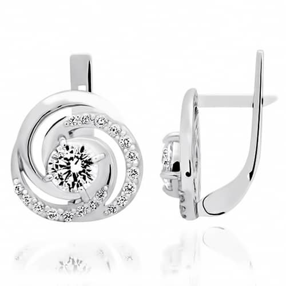 Срібні сережки Завиток (4827) - 1