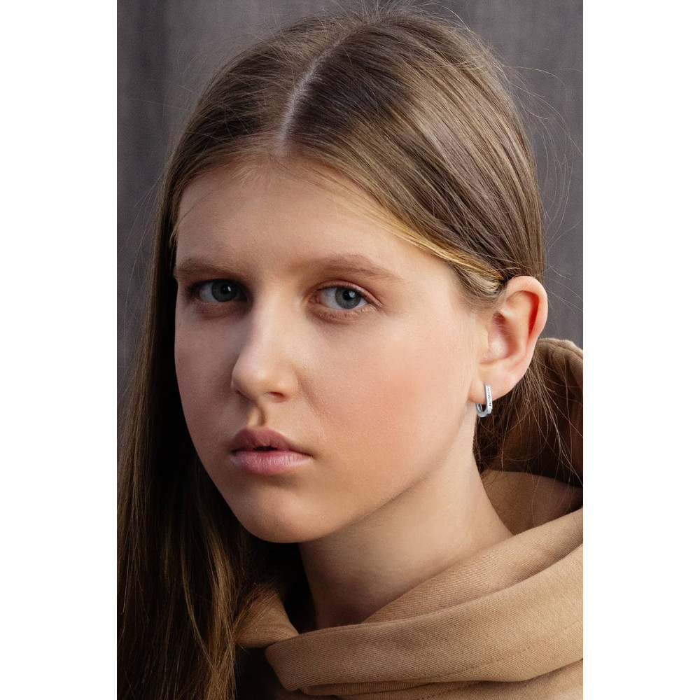 Срібні сережки (4828) - 4