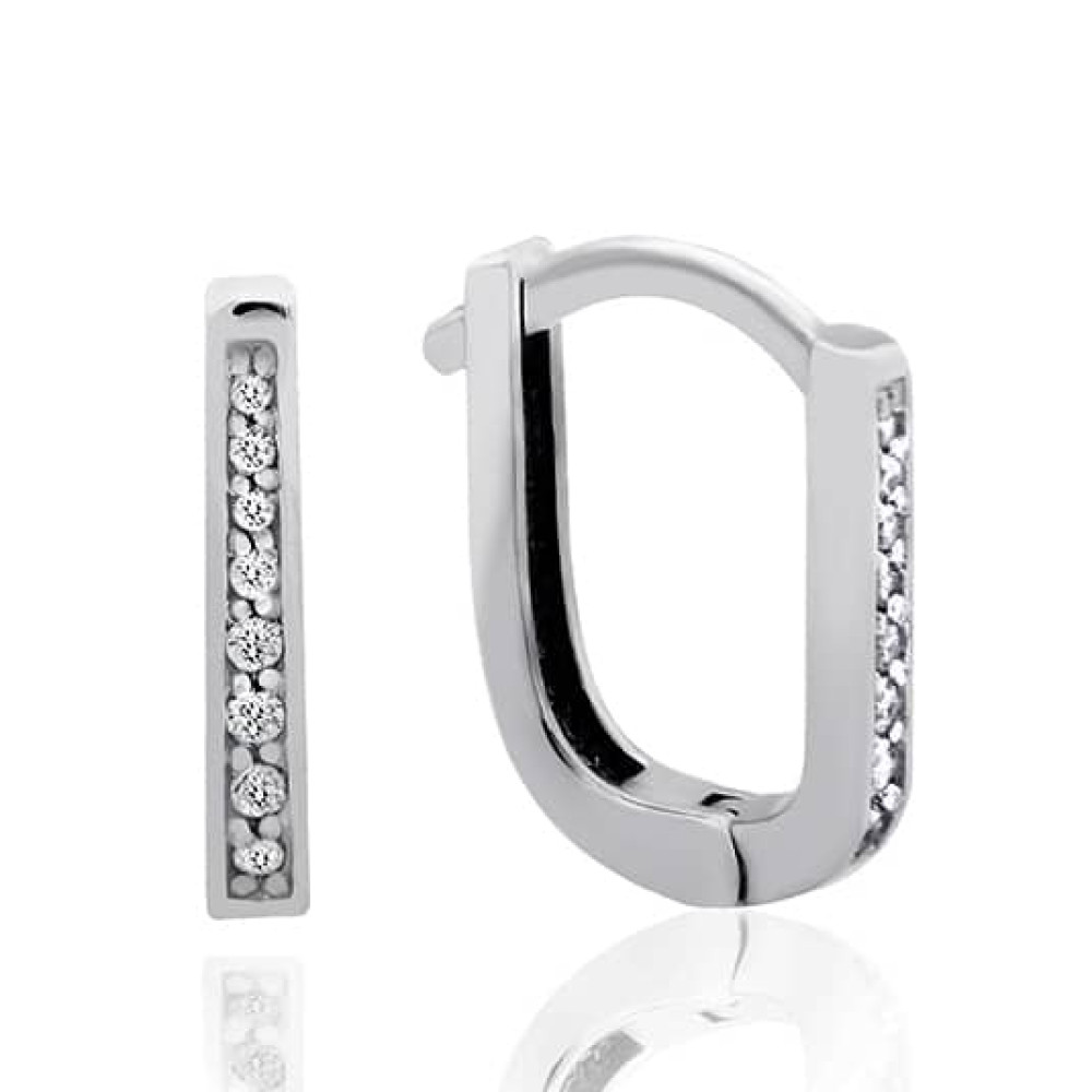 Срібні сережки (4828) - 1