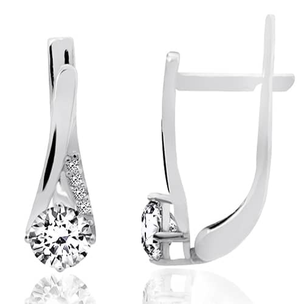 Срібні сережки (4831) - 1