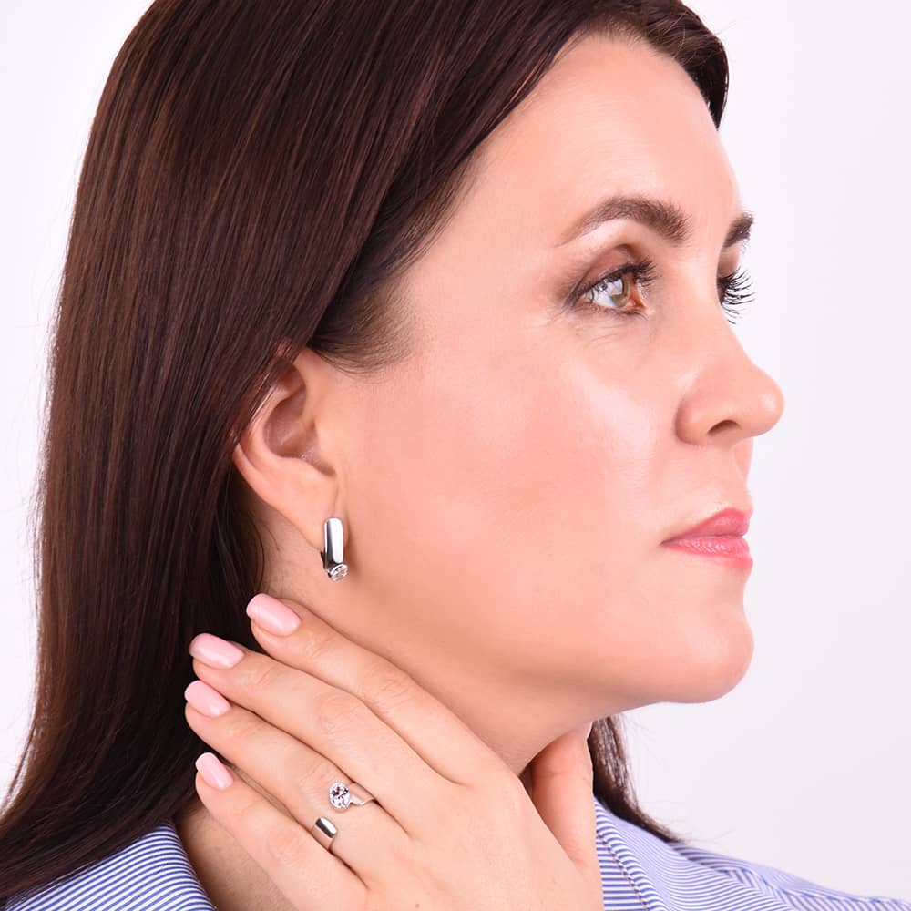 Срібні сережки (4847) - 2