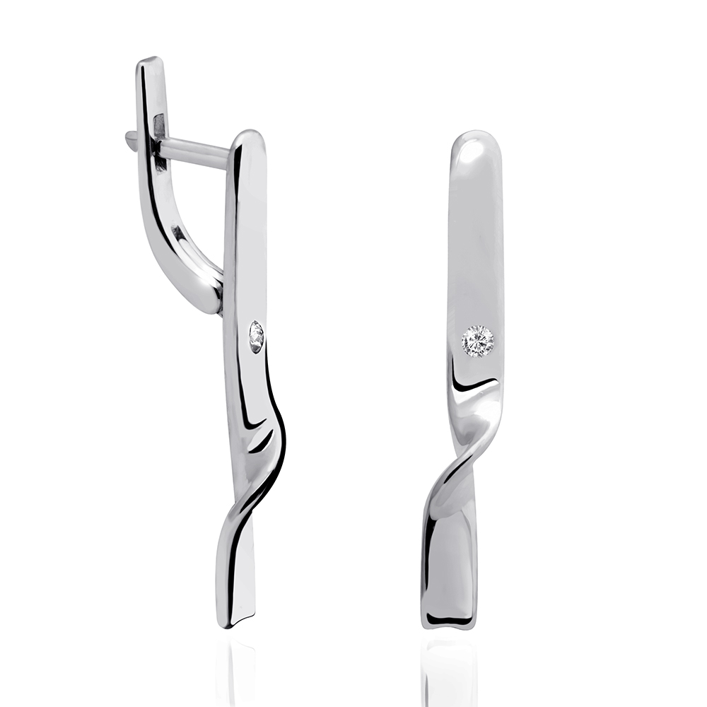 Срібні сережки (4855) - 1