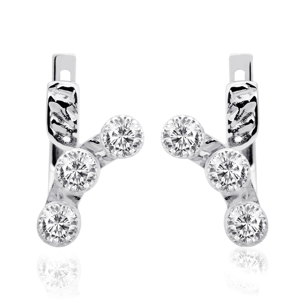 Срібні сережки (4862) - 1