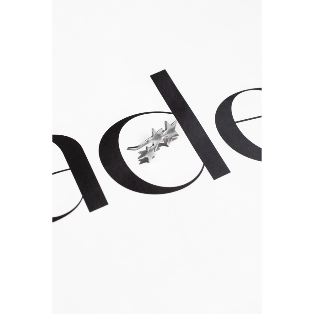 Срібна сережка-кафа (4864) - 4