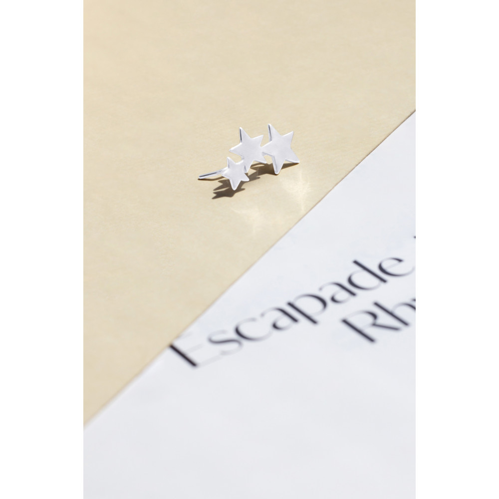 Срібна сережка-кафа (4864) - 3