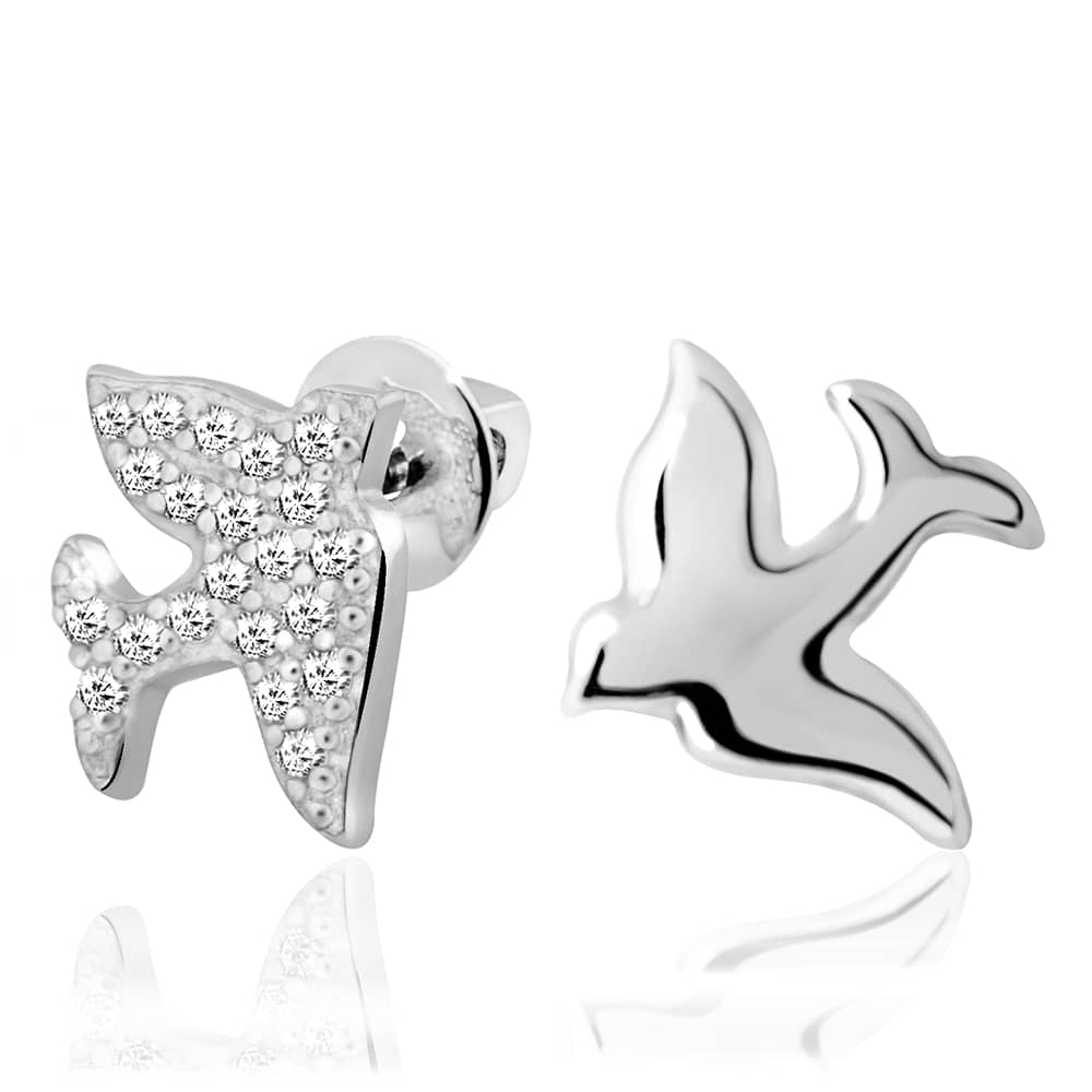 Срібні сережки-гвоздики (4872) - 1