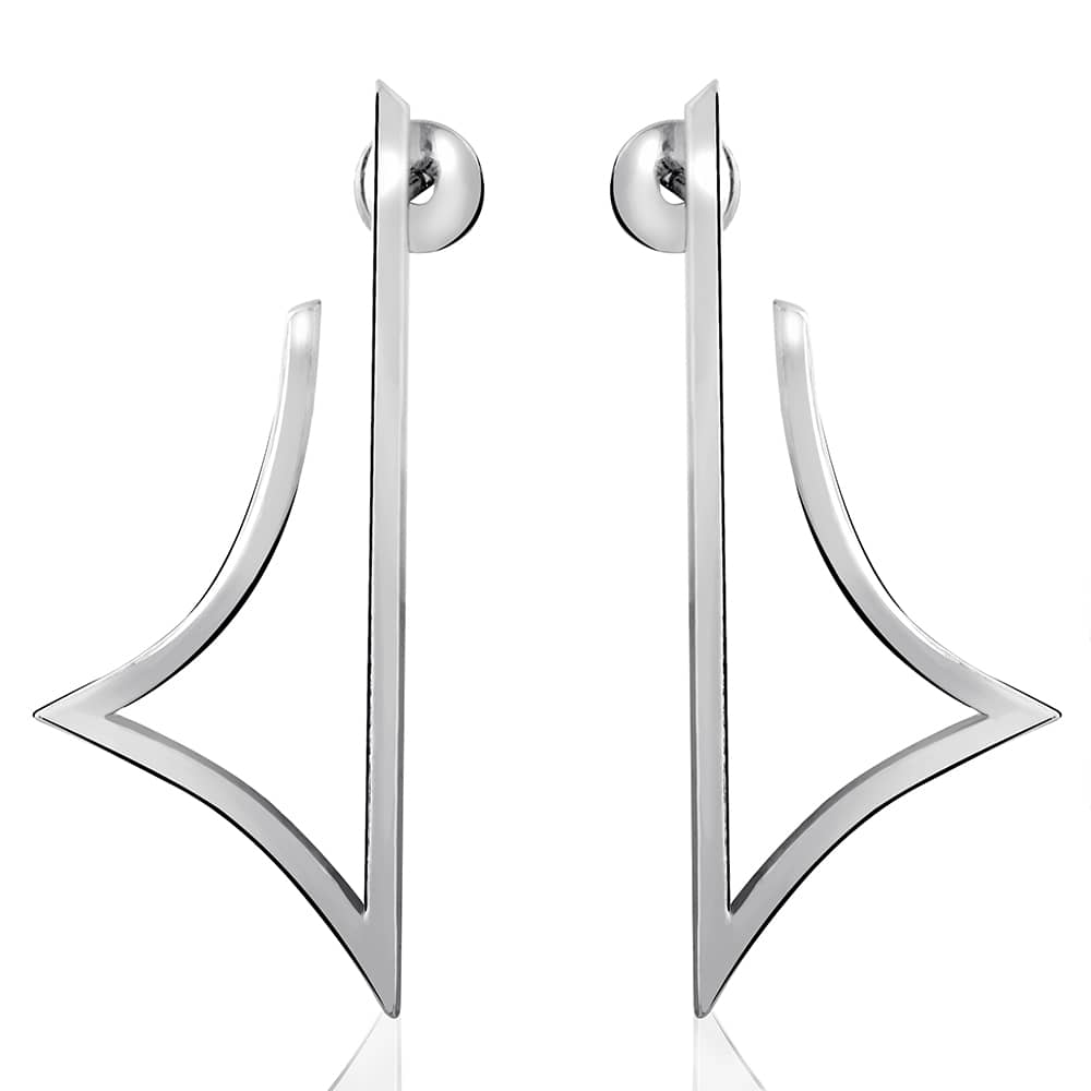 Срібні сережки-гвоздики (4877) - 1