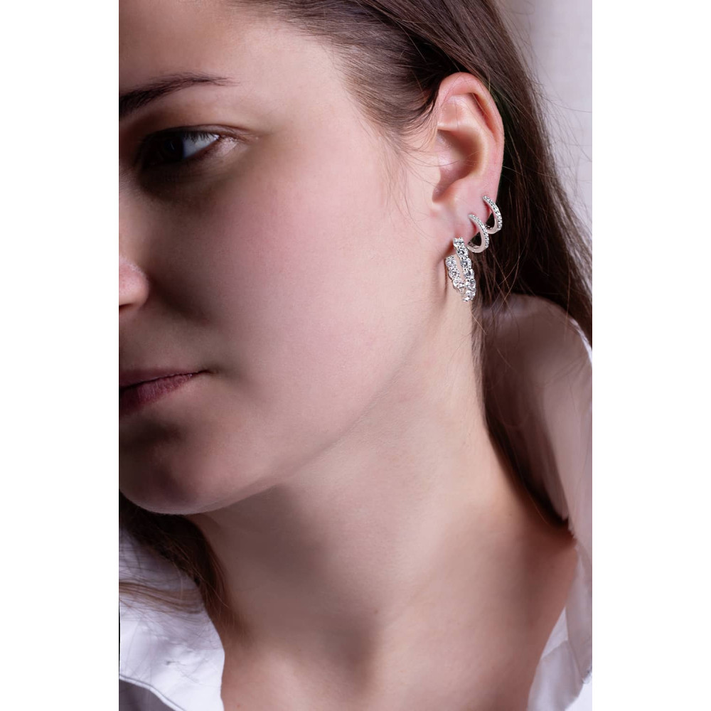 Срібні сережки (4880) - 6