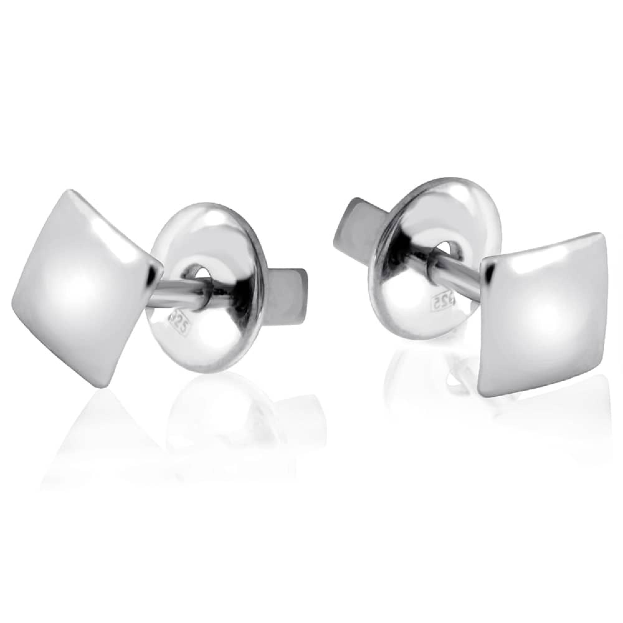 Срібні сережки-гвоздики (4881)