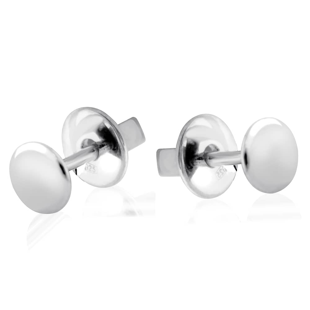 Срібні сережки-гвоздики (4882) - 1